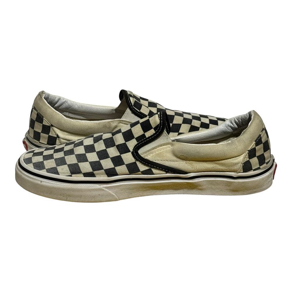 Vans Classic Slip On Checkerboard Sneakers Men's 10.5 Skate Casual - Picture 6 of 8